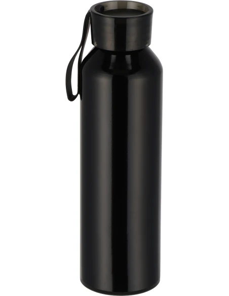 Butelka z aluminium z recyklingu CORK 600 ml – czarny