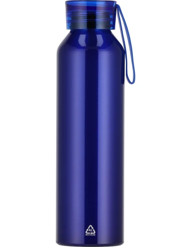 Butelka z aluminium z recyklingu CORK 600 ml – niebieski
