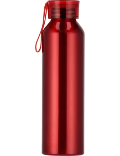 Butelka z aluminium z recyklingu CORK 600 ml – czerwony