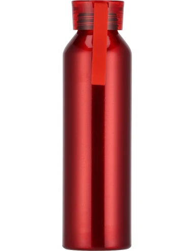 Butelka z aluminium z recyklingu CORK 600 ml – czerwony