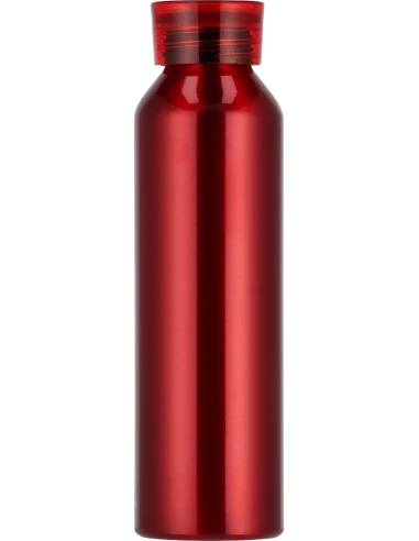Butelka z aluminium z recyklingu CORK 600 ml – czerwony