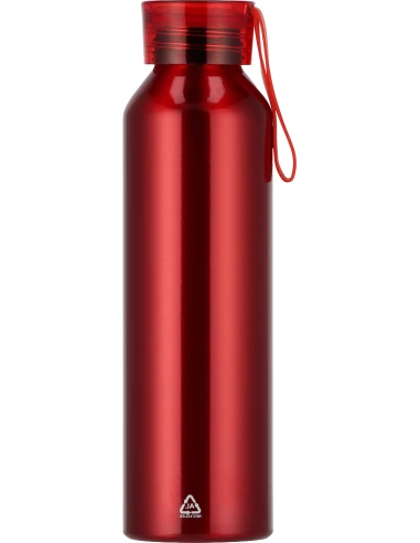 Butelka z aluminium z recyklingu CORK 600 ml – czerwony