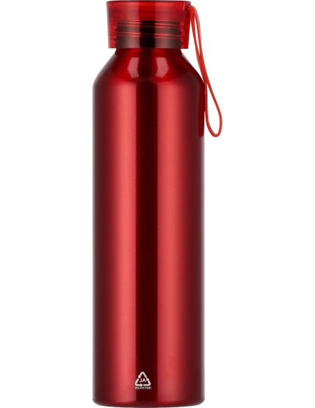 Butelka z aluminium z recyklingu CORK 600 ml – czerwony