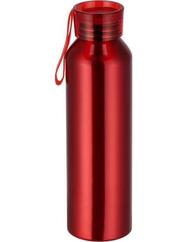 Butelka z aluminium z recyklingu CORK 600 ml – czerwony