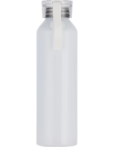 Butelka z aluminium z recyklingu CORK 600 ml – biały