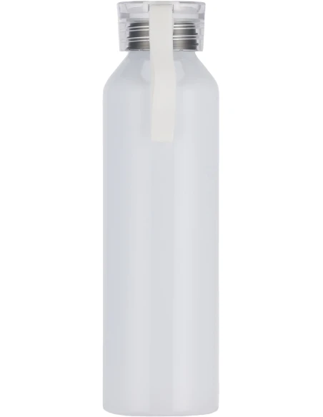 Butelka z aluminium z recyklingu CORK 600 ml – biały