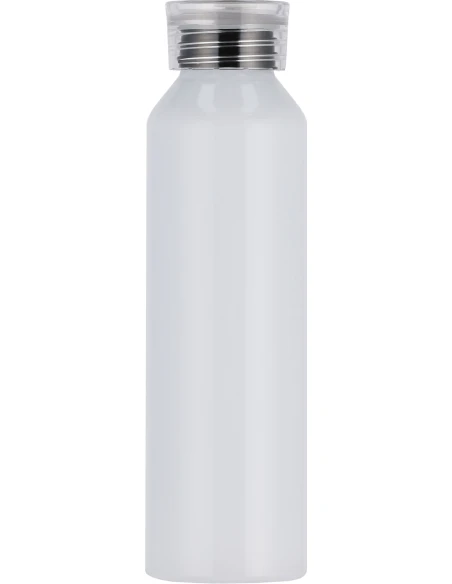 Butelka z aluminium z recyklingu CORK 600 ml – biały
