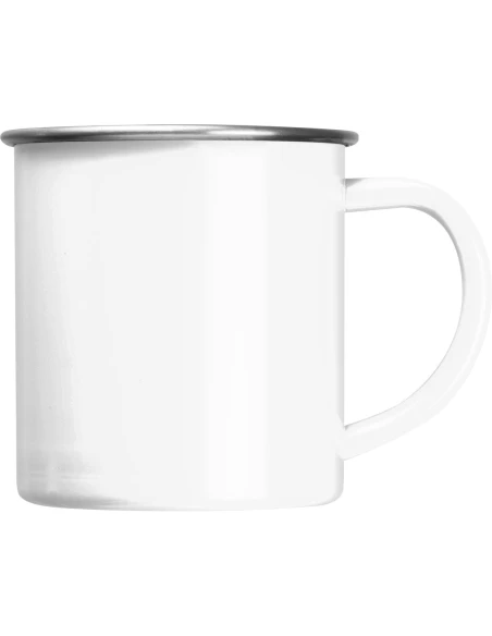 Kubek stalowy TREZZO 350 ml – biały