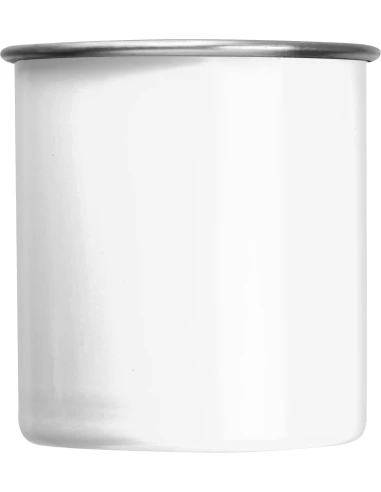 Kubek stalowy TREZZO 350 ml – biały