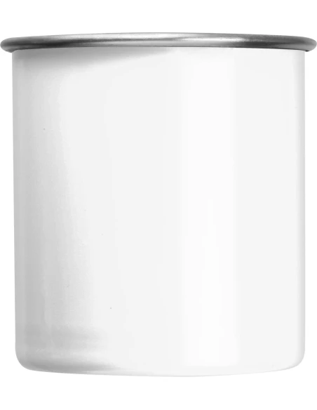 Kubek stalowy TREZZO 350 ml – biały