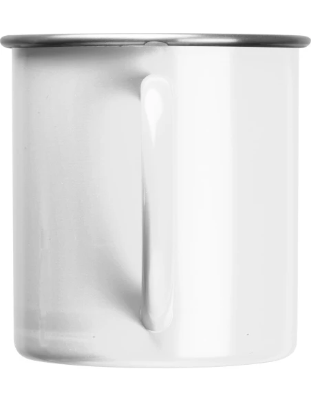 Kubek stalowy TREZZO 350 ml – biały