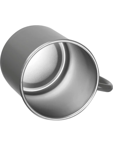 Kubek stalowy TREZZO 350 ml – ciemnoszary