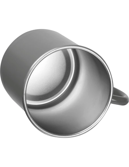 Kubek stalowy TREZZO 350 ml – ciemnoszary