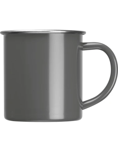 Kubek stalowy TREZZO 350 ml – ciemnoszary