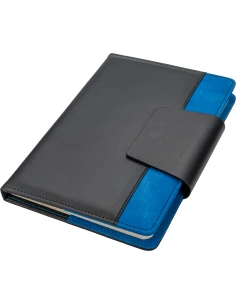 Notes A5 w linie z PU z recyklingu ASUNCION – niebieski