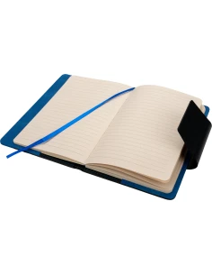 Notes A5 w linie z PU z recyklingu ASUNCION – niebieski 2