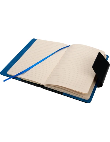 Notes A5 w linie z PU z recyklingu ASUNCION – niebieski