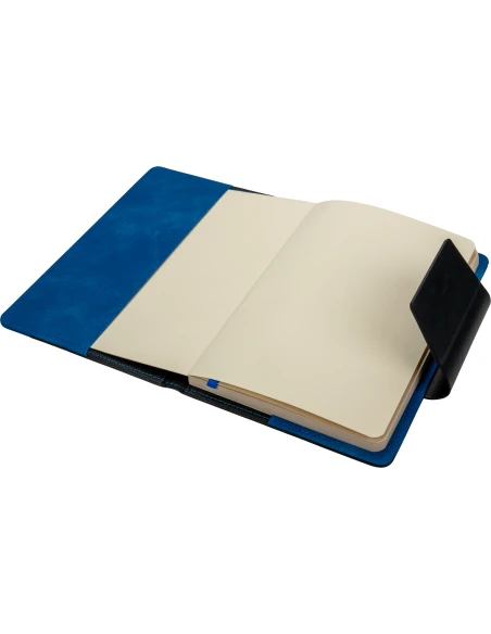 Notes A5 w linie z PU z recyklingu ASUNCION – niebieski