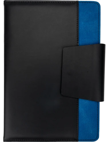 Notes A5 w linie z PU z recyklingu ASUNCION – niebieski