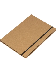 Folder A4 w linie z papieru z recyklingu SYRACUSE – beżowy