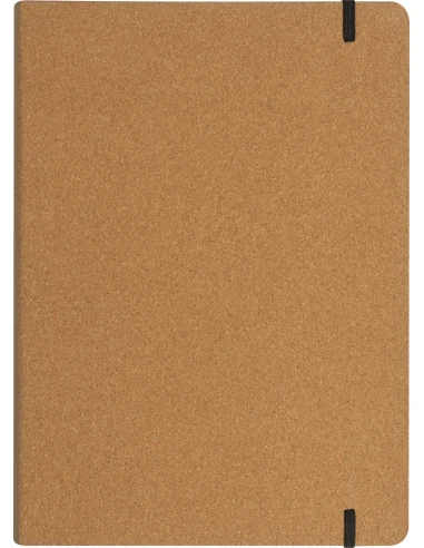 Folder A4 w linie z papieru z recyklingu SYRACUSE – beżowy