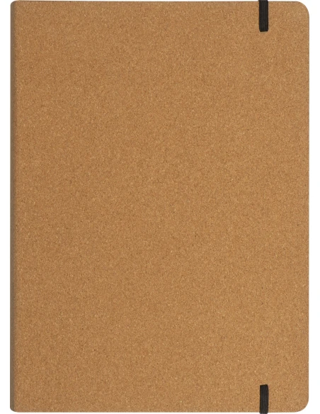 Folder A4 w linie z papieru z recyklingu SYRACUSE – beżowy