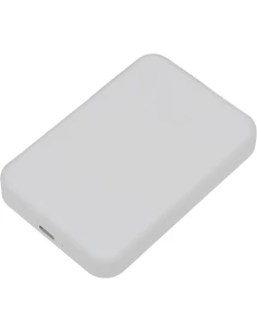 Power bank 5000 mAh z ładowarką indukcyjną WELS – biały 2