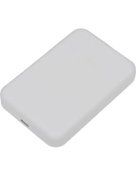 Power bank 5000 mAh z ładowarką indukcyjną WELS – biały