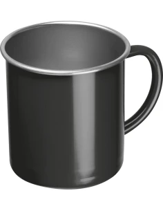 Kubek stalowy TREZZO 350 ml – czarny