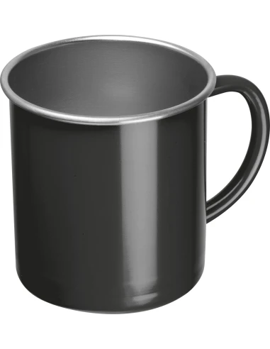 Kubek stalowy TREZZO 350 ml – czarny