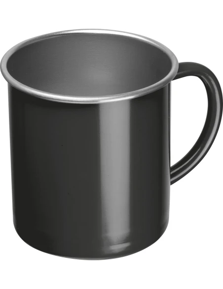 Kubek stalowy TREZZO 350 ml – czarny