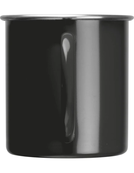 Kubek stalowy TREZZO 350 ml – czarny
