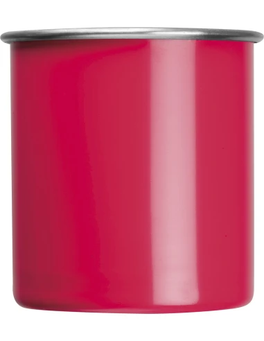 Kubek stalowy TREZZO 350 ml – czerwony