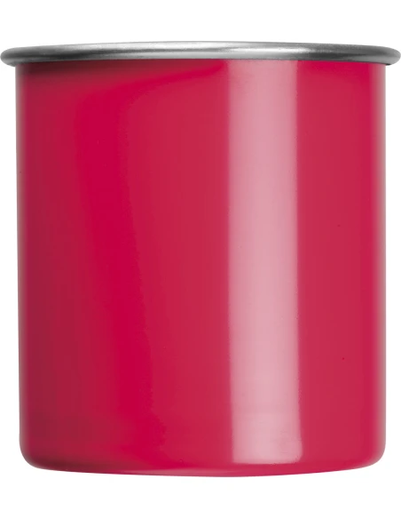 Kubek stalowy TREZZO 350 ml – czerwony