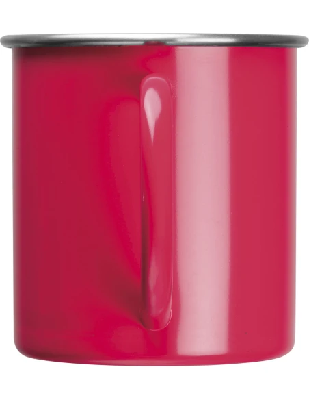 Kubek stalowy TREZZO 350 ml – czerwony