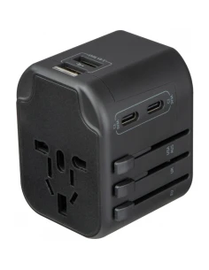 Adapter podróżny MARACENA – czarny