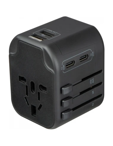 Adapter podróżny MARACENA – czarny