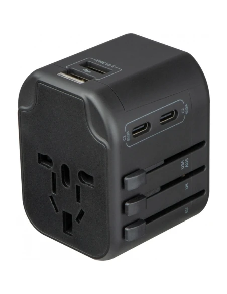 Adapter podróżny MARACENA – czarny