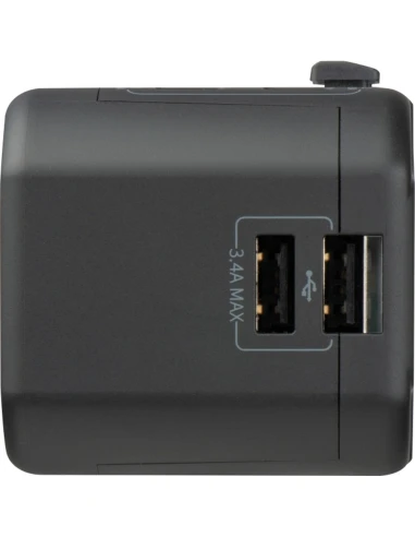 Adapter podróżny MARACENA – czarny