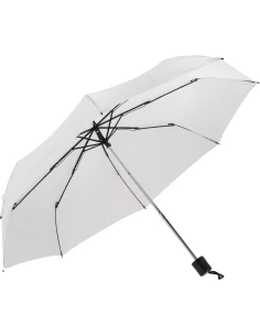 Parasol manualny rPET Ø98 cm NORTHAMPTON – biały 2