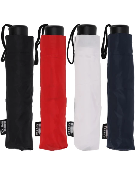 Parasol manualny rPET Ø98 cm NORTHAMPTON – czarny