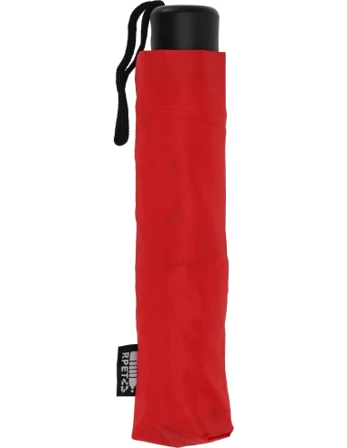 Parasol manualny rPET Ø98 cm NORTHAMPTON – czerwony