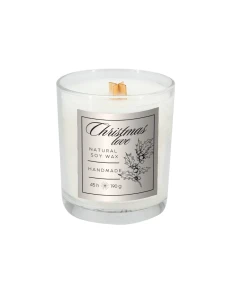 Świeca sojowa 190g Christmas love – przeźroczysty
