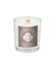 Świeca sojowa 190g Cotton Fresh – przeźroczysty 2