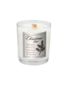 Świeca sojowa 190g Christmas tree – przeźroczysty