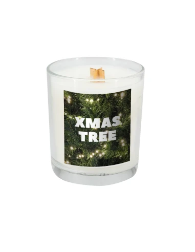Świeca sojowa 190g Christmas tree – przeźroczysty