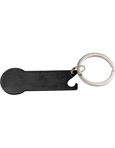 Brelok metalowy otwieracz do butelek STICKIT – czarny