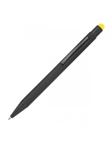Długopis metalowy touch pen soft touch OHARA – żółty