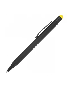Długopis metalowy touch pen soft touch OHARA – żółty 2