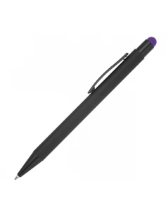 Długopis metalowy touch pen soft touch OHARA – fioletowy 2